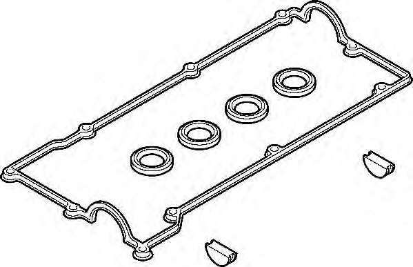 ELRING 458.770 Gasket Set, cylinder head cover